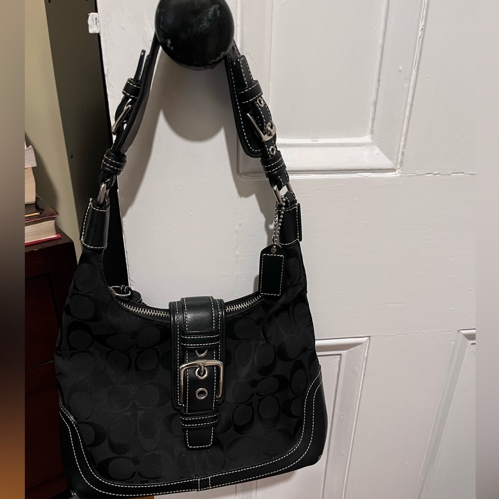 Black Coach HoBo Bag